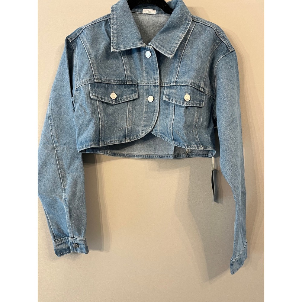 Brand New with Tags West of Melrose Crop Jean Jacket